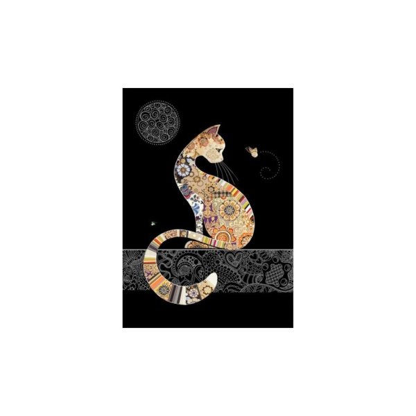 Õnnitluskaart "Ehitud kass"