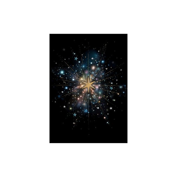 Õnnitluskaart "Gold Starbust"