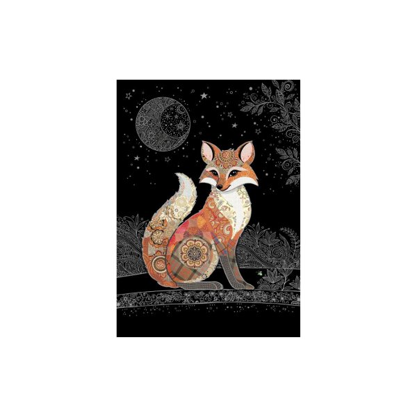 Õnnitluskaart "Decorative Fox"