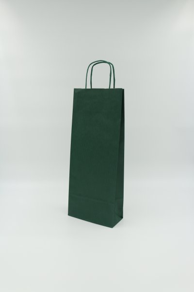 Pudeli kinkekott paberist "Roheline"