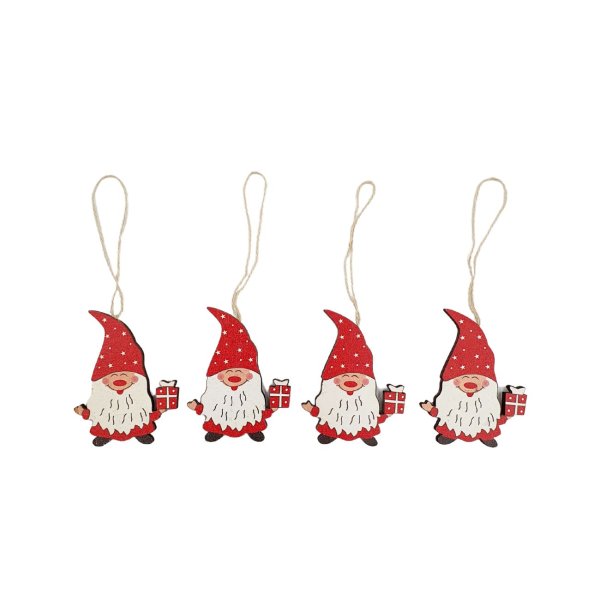 Jõulukaunistus puidust "Päkapikud"