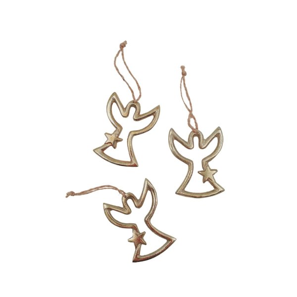 Kaunistus metallist Ingel "Kuldne"