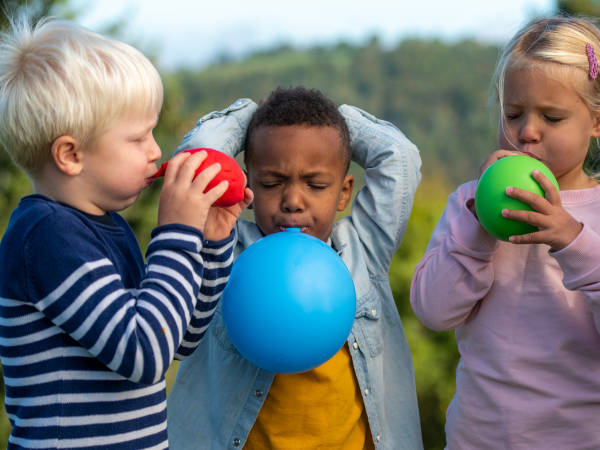 Õhupalli täitmine õhuga
