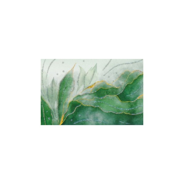 2-osaline pakikaart "Abstraktne roheline"