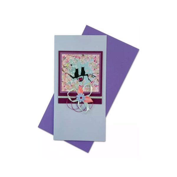 Käsitöökaart "Kassid oksal"