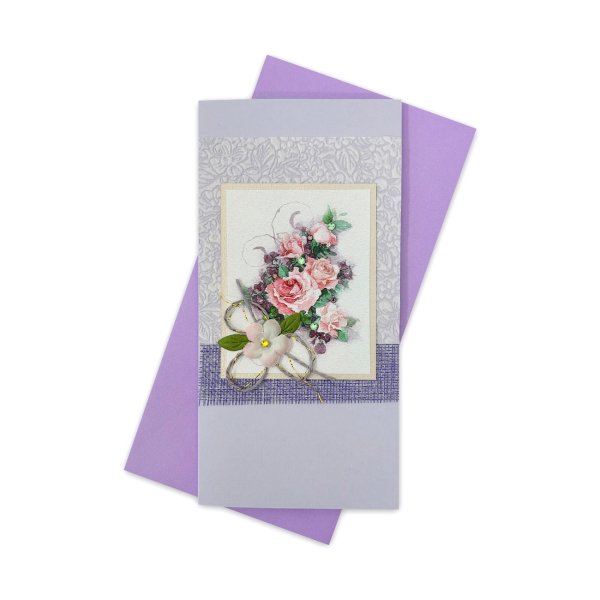Käsitöökaart "Roosad roosid"