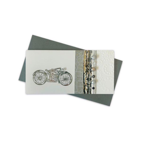 Käsitöökaart "Mootorratas"