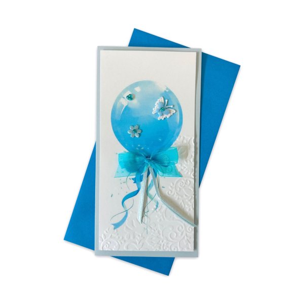 Käsitöökaart "Sinine õhupall"