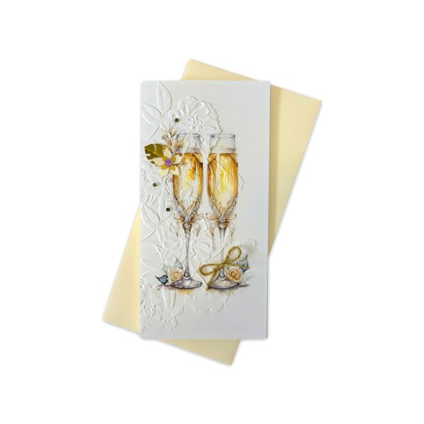 Käsitöökaart "Shampuse klaasid"