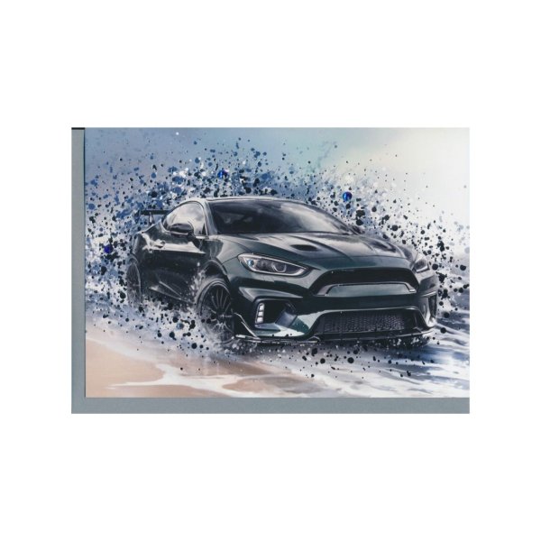 Ekslusiivne õnnitluskaart "Auto"