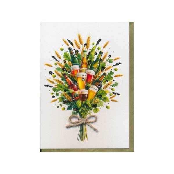 Ekslusiivne õnnitluskaart "Õllebukett"