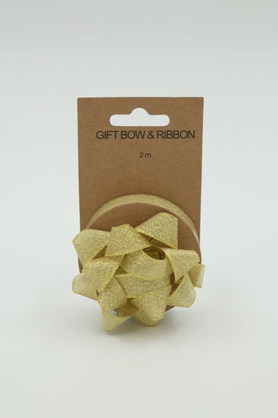 Pakkekomplekt "Kuldne rosett ja pakkepael"