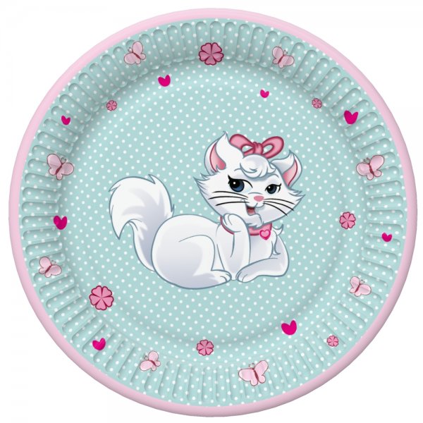 Suured papptaldrikud "Kassid pariisis"