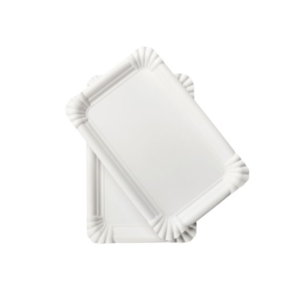 Valged toidualused 13x20cm
