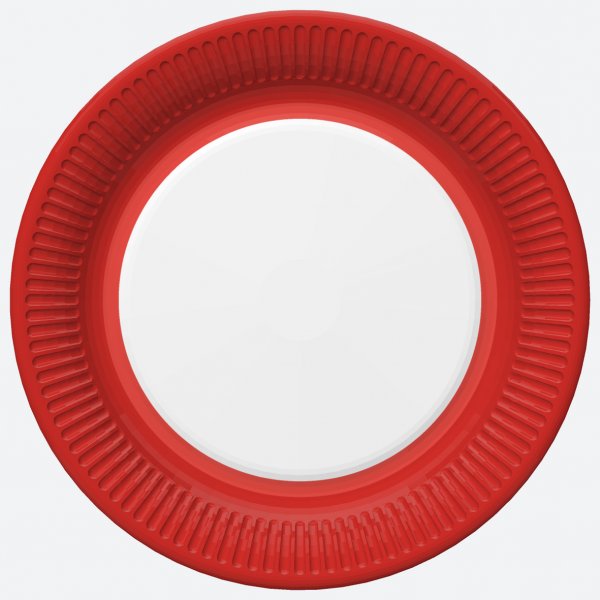 Väiksed papptaldrikud "Punane"