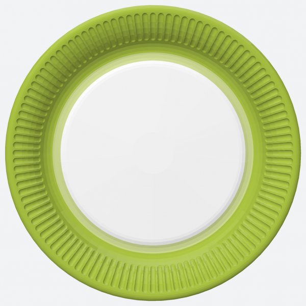 Väiksed papptaldrikud "Roheline"