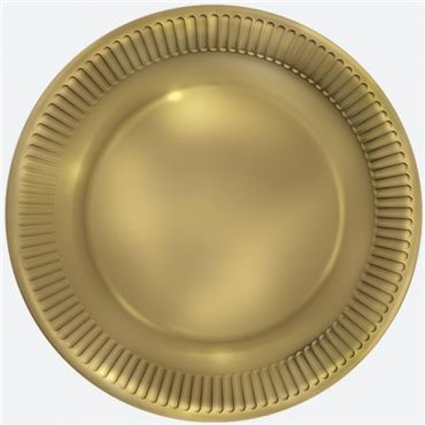 Väiksed papptaldrikud "Kuldne"