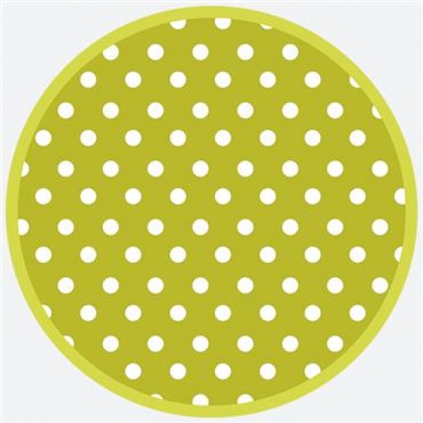 Väiksed papptaldrikud "Rohelised valgete täppidega"