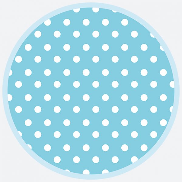 Väiksed papptaldrikud "Sinised valgete täppidega"