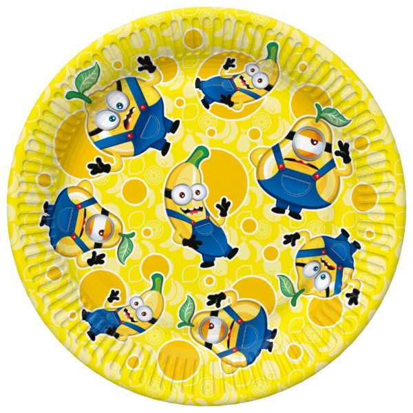 Suured papptaldrikud "Minions"