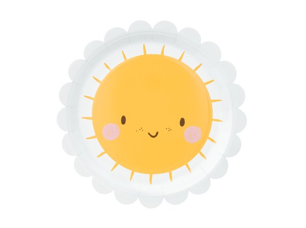 Väiksed papptaldrikud "Päike"