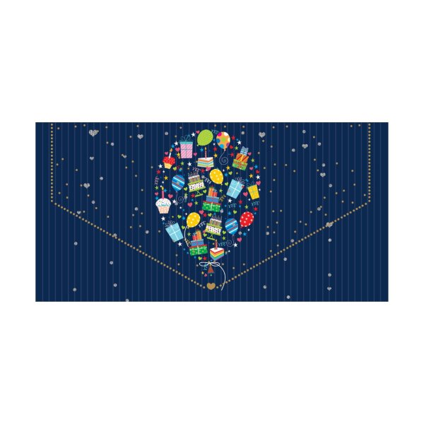 Rahakaart "Õhupall sinisel taustal"