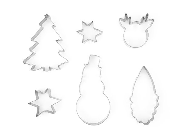 Piparkoogivormid "Merry Christmas"