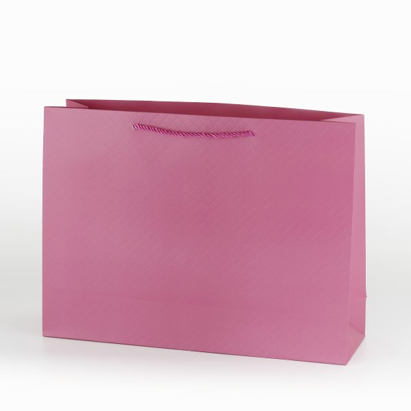 Kinkekott - XL suurus horisontaalne "Luksuslik rombmuster - Lilla"