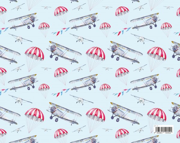 Vihikupaber 70x100cm - Lennukid