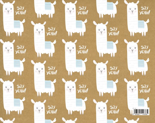 Raamatupaber 42x60cm - Valged laamad